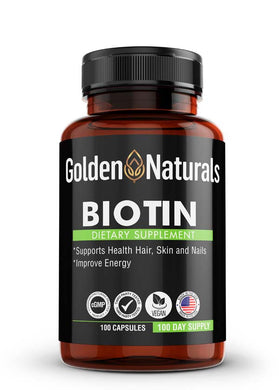 Biotin 5000mcg, 100 Veggie Capsules