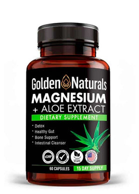 Magnesium + Aloe Extract, 60 Capsules