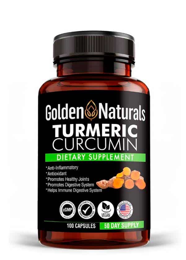 Turmeric Curcumin Vitamins, 100 Capsules